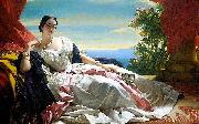Franz Xaver Winterhalter Portrait of Leonilla, Princess of Sayn-Wittgenstein-Sayn USA oil painting artist